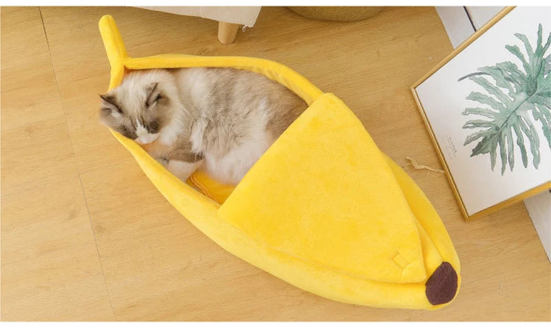 Funny Banana Cat Bed