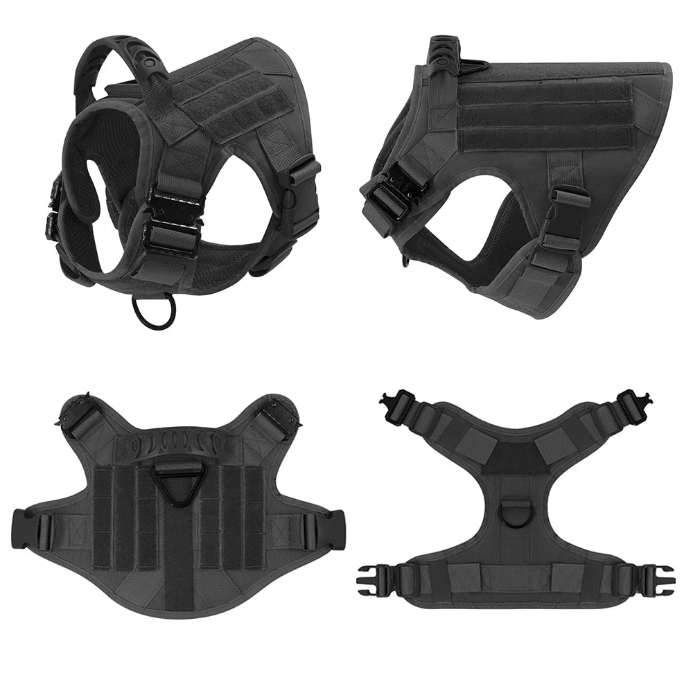 Tactical Dog Harness & Leash Set