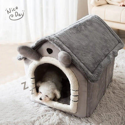 Foldable Pet Sleepping Bed House