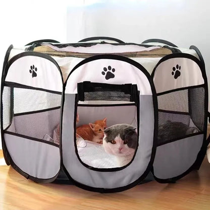 Portable Foldable Octagonal Pet Tent  Fence