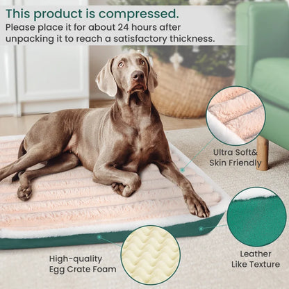 Dog Bed With Zipper And Removable Mattress