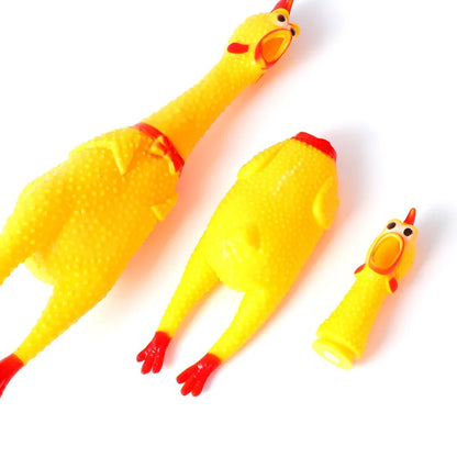 Screaming Chicken Dog Toy