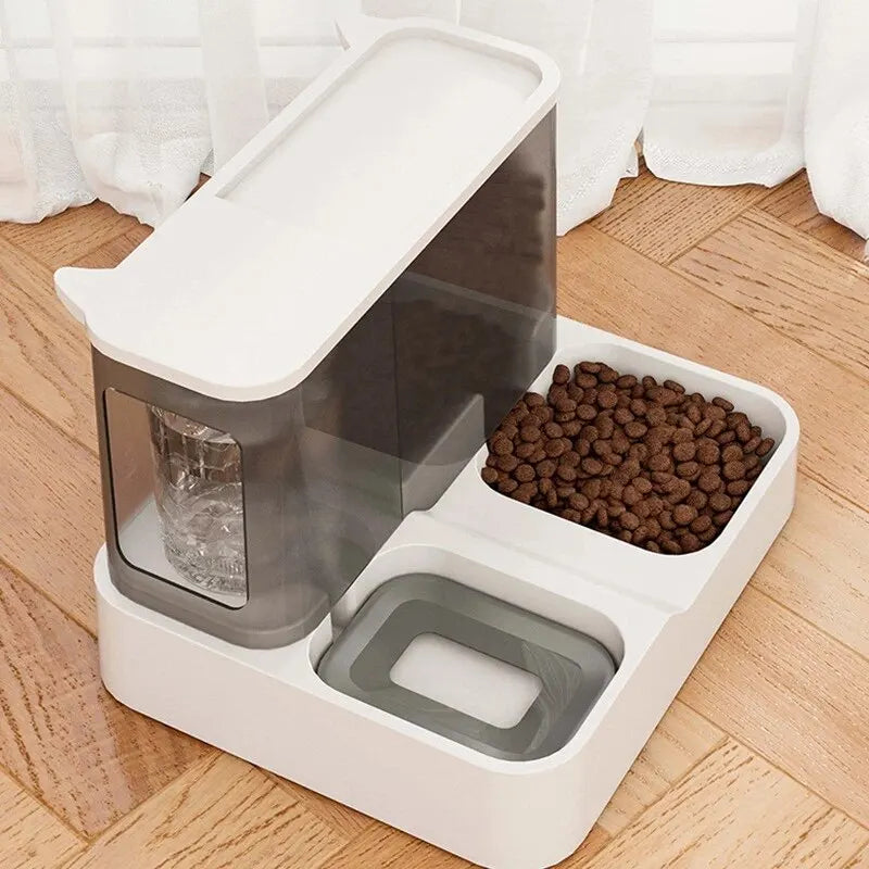 Automatic Pet Feeder & Waterer Combo