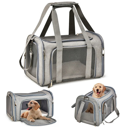 Airline Approved Dog Carrier Bag - Soft Sided Travel Backpack