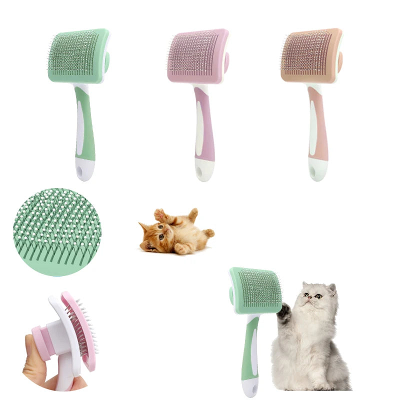 GroomPaws : Peigne pour animaux de compagnie en acier inoxydable