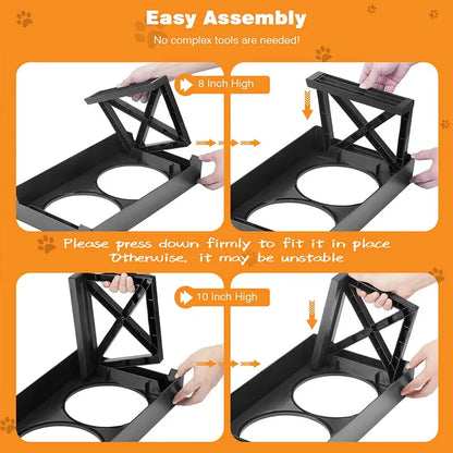 PetElevate: Adjustable Dog Bowls Stand